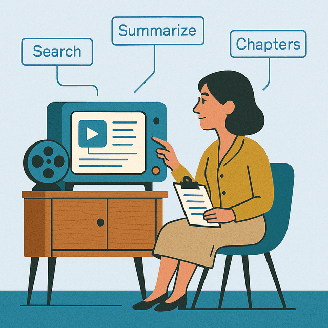 Woman editing videos